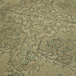 9x13 Distressed Beige Antique Washed Rug Vintage Style Hand Knotted 100% Wool 2981