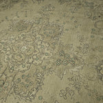 9x13 Distressed Beige Antique Washed Rug Vintage Style Hand Knotted 100% Wool 2981