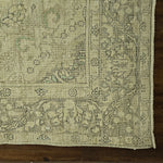 9x13 Distressed Beige Antique Washed Rug Vintage Style Hand Knotted 100% Wool 2981