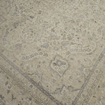 8x11 Distressed Beige Antique Washed Rug Vintage Style Hand Knotted 100% Wool 2984