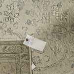 8x11 Distressed Beige Antique Washed Rug Vintage Style Hand Knotted 100% Wool 2984