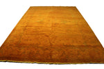9x12 Orange Overdyed 100% Wool Pile Area Rug 2928 - west of hudson