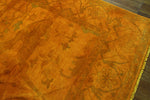 9x12 Orange Overdyed 100% Wool Pile Area Rug 2928 - west of hudson