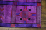 8x10 Overdyed Violet Modern Deco Rug 2801 - west of hudson