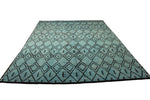 9x12 Exotic Moroccan Berber Rug Cool Mint Blue 2807 - west of hudson